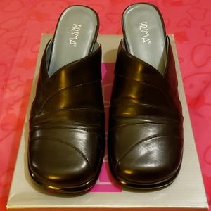 "Business Casual" Black Mules